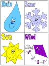 weather colouring pages