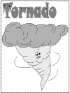 weather colouring pages