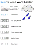 Weather Word Ladders