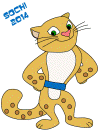 sochi mascot coloring pages