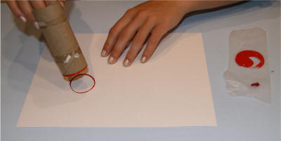 Stamping the rings.