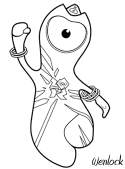 olympic mascots coloring pages