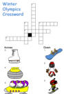 winter sports crossword puzzles