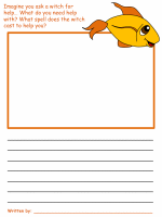 Marie and the Orange Fish Draw and Write