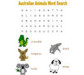 Australia Word Search