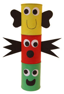 Tin Can Totem Pole Craft