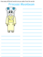 The Moon Maiden Word Mine Puzzles