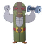 Lucha Libre (Mexican Wrestler) Toilet Paper Roll Craft