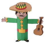 Mariachi Toilet Paper Roll Craft