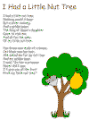 I Had a Little Nut Tree coloring page