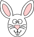 bunny paper craft
