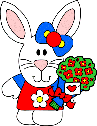 bunny paper craft
