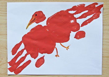 handprint pterodactyl craft