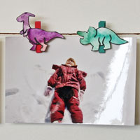 dinosaur clothespins craft