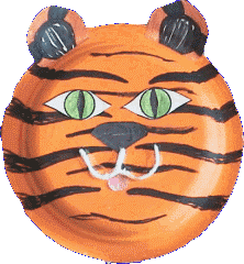 Easy Tiger (paper plate) craft
