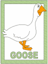 goose coloring page