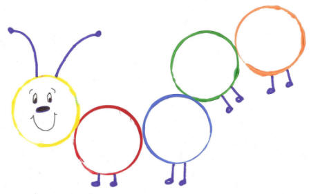 Paper Cup Circle Caterpillar Craft