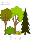 arbor day, parts of a tree, tracer pages