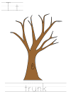 arbor day, parts of a tree, tracer pages