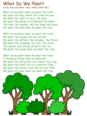 tree poem