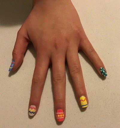 Spring-themed nail designs