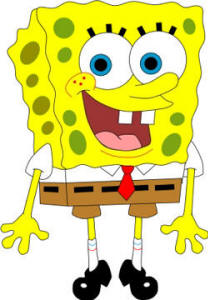 sponge bob paper crafts