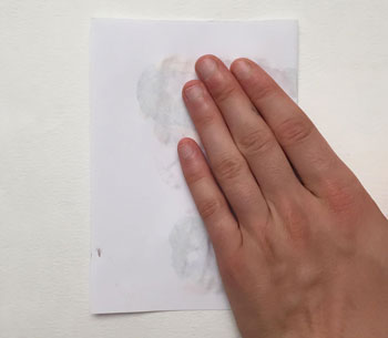 fingerpaint butterfly craft