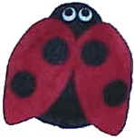 ladybug bean bag