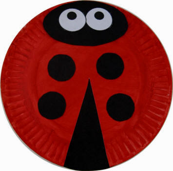 Ladybug Paper Plate Craft