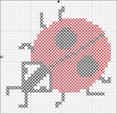 ladybug cross stitch