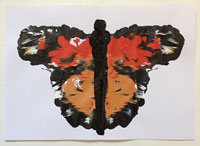 Fingerpaint Butterfly Craft