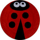 Ladybug Paper Plate Craft