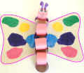 Butterflies and Caterpillars crafts and coloring page