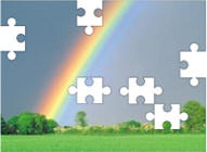 rainbow jigsaw puzzles
