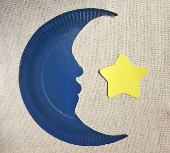Moon Paper Plate Craft