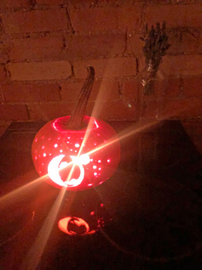 moon pumpkin carving pattern