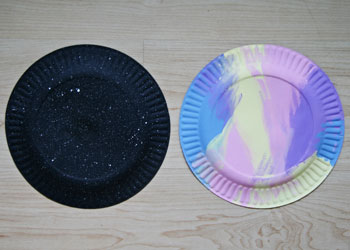 paper plate shooting star craft