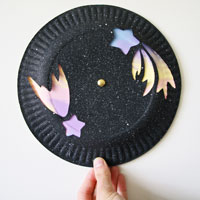 Paper Plate Shooting Star Craft