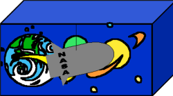 space collage craft