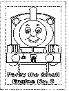 james the red engine coloring page