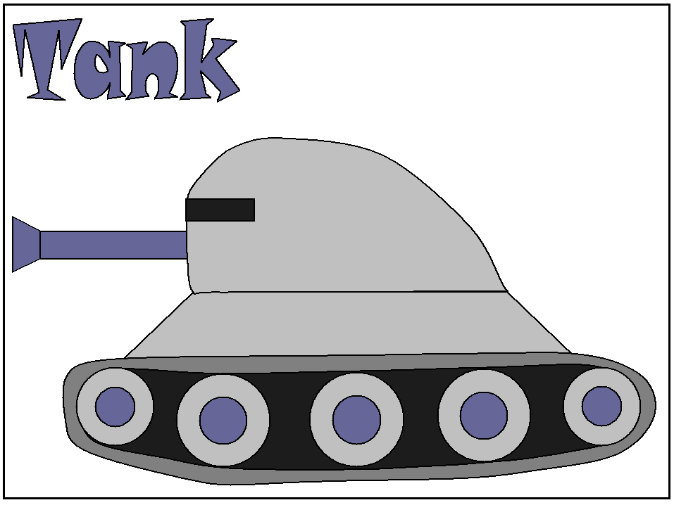 tank colouring pages