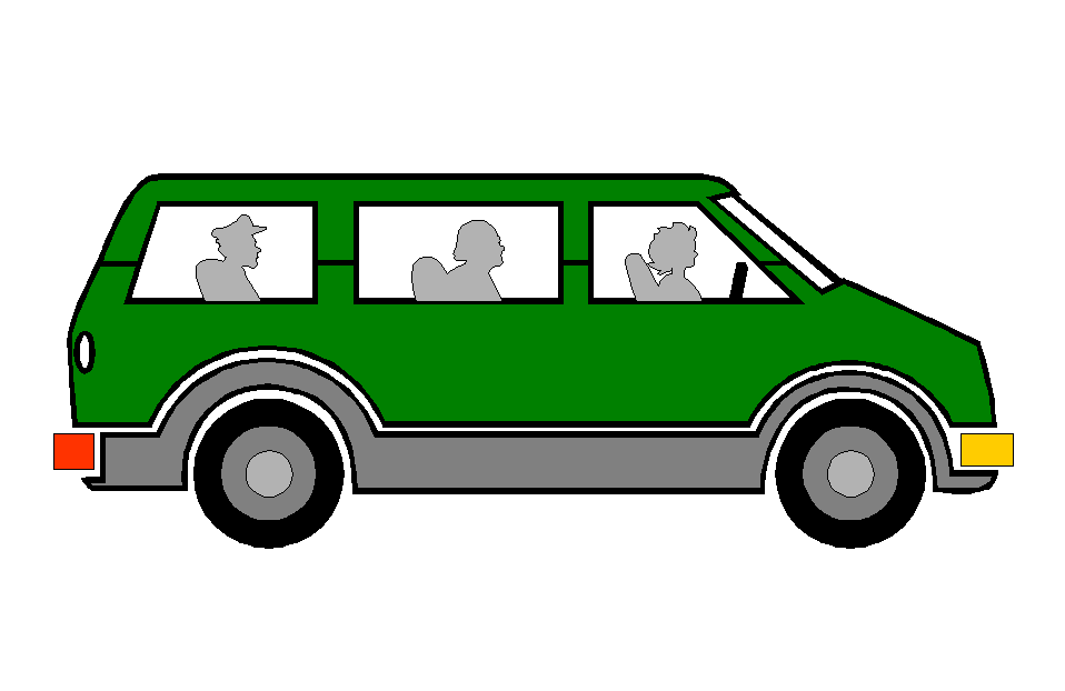 van colouring pages
