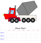 Transportation Themed Chore Charts