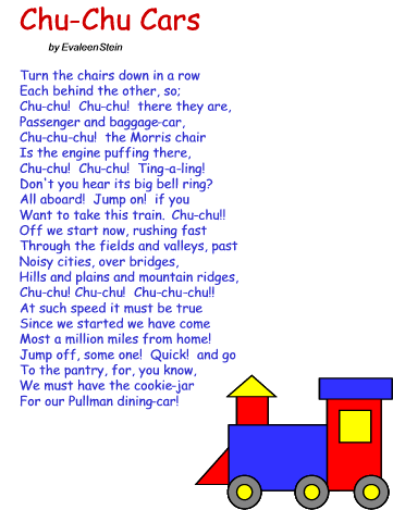 train poem