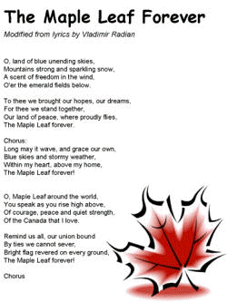 Song: The Maple Leaf Forever