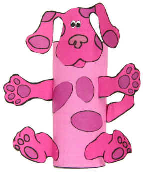 coloring pages blues clues with pink dog