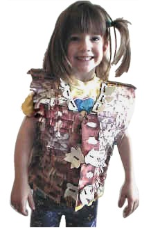 recycled vest craft