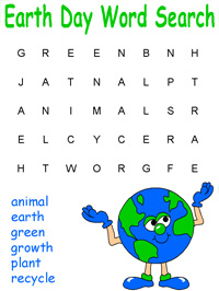 earth day word search