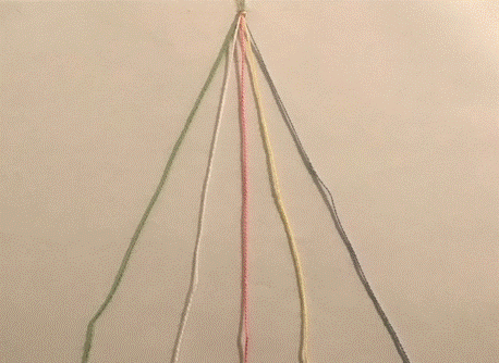 diagonal-style friendship bracelet