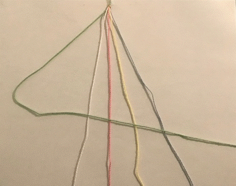 diagonal-style friendship bracelet